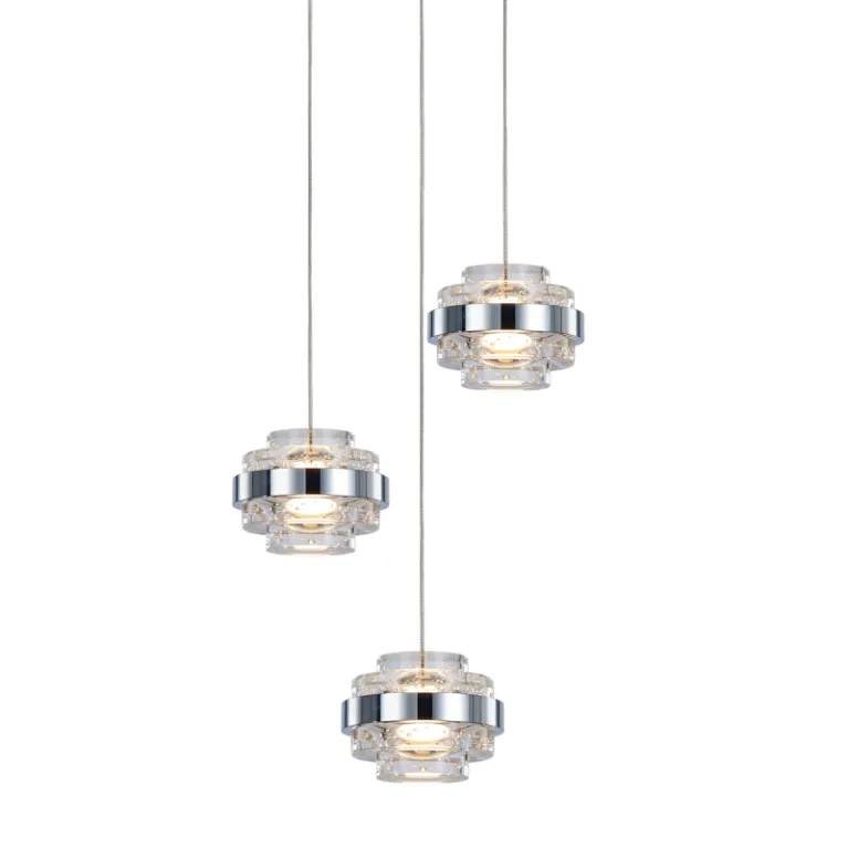 Подвесной светильник Delight Collection MD22030002 MD22030002-3A chrome/clear в Нижнем Новгороде