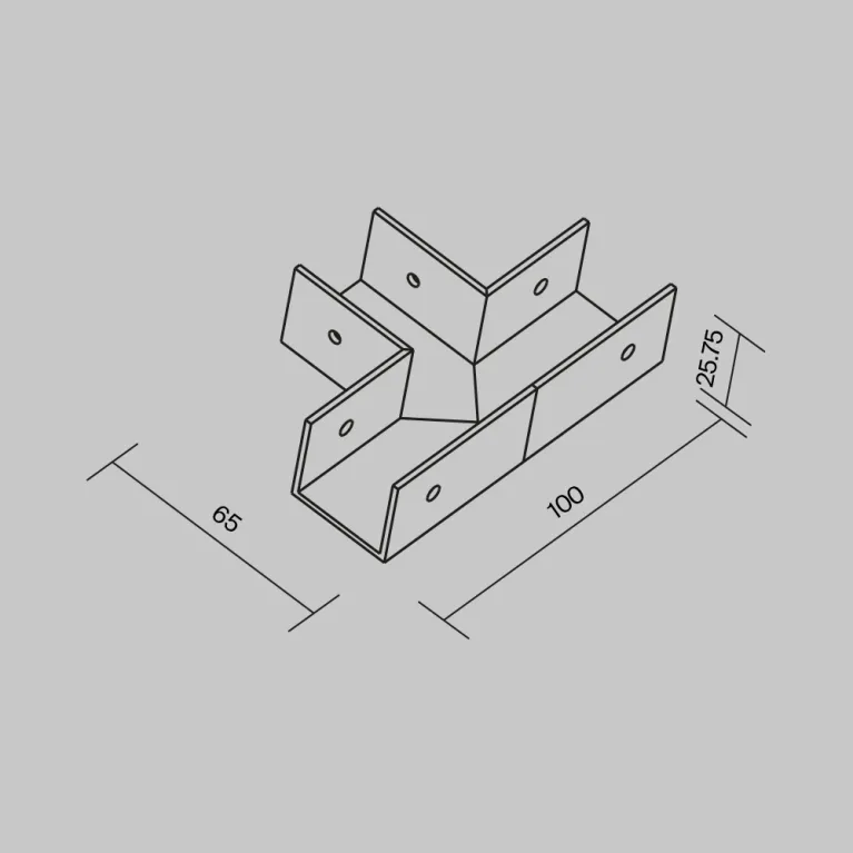 Коннектор T-образный для профиля Maytoni O-TR001-TC-W в Нижнем Новгороде