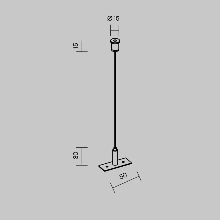 Гибкий подвес для уличной трековой системы Maytoni Elasity IP O-TR001-PB-H2M в Нижнем Новгороде