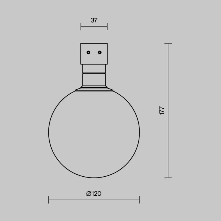 Уличный трековый светильник Maytoni Luna Elasity IP O-TR01-1-S-9WW3K в Нижнем Новгороде