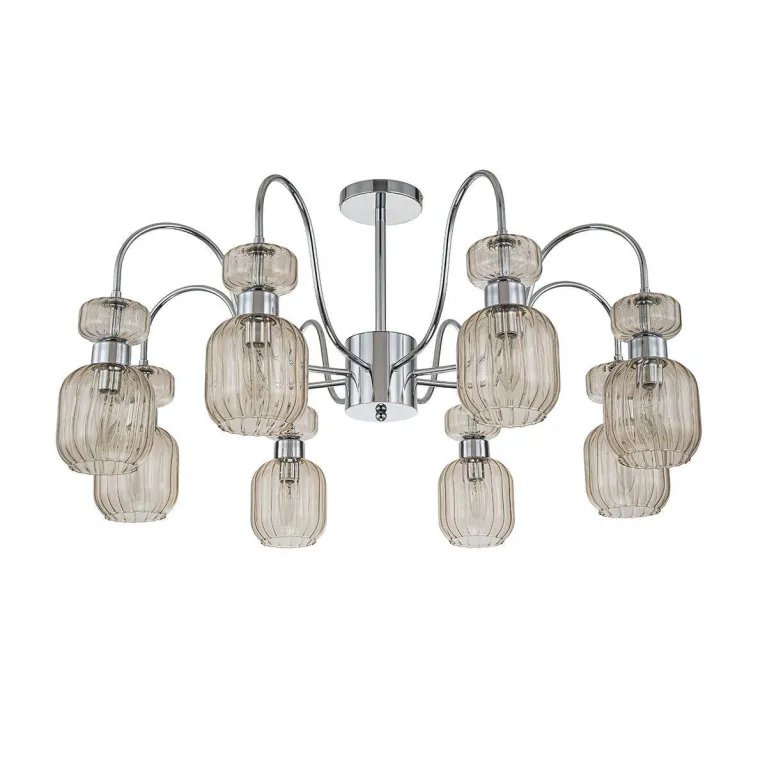 Потолочная люстра Escada Gloss 1141/8PL Chrome/Beige в Нижнем Новгороде