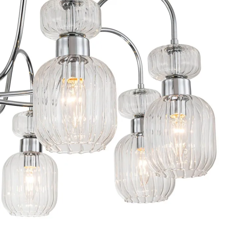 Потолочная люстра Escada Gloss 1141/8PL Chrome/Clear в Нижнем Новгороде