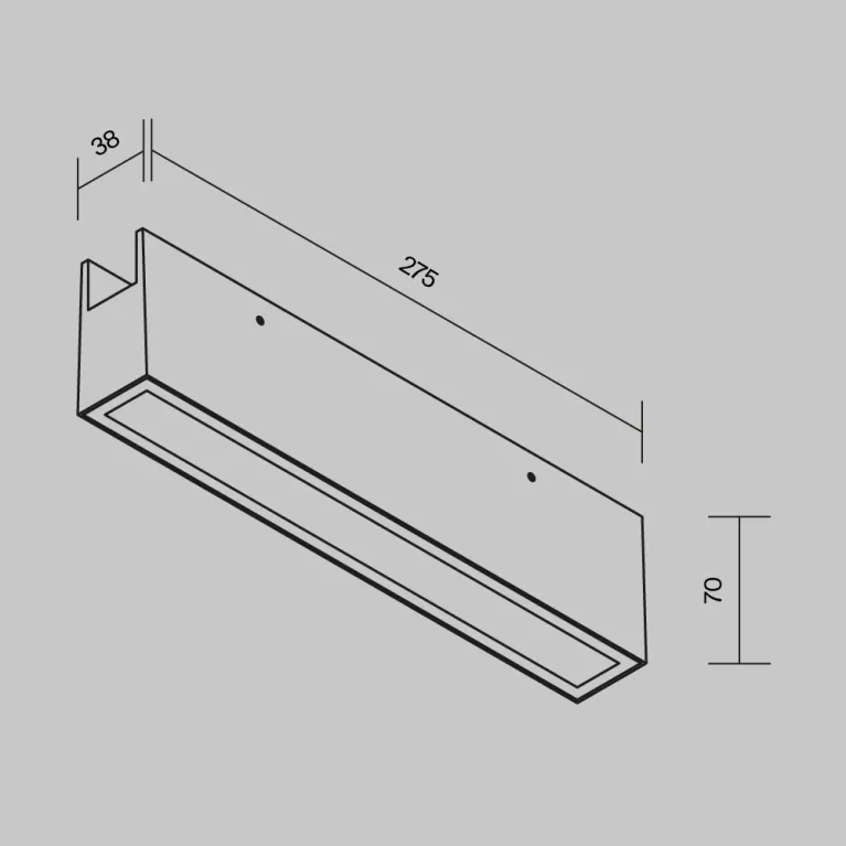 Уличный трековый светильник Maytoni Points Elasity IP O-TR01-3-S-20WW3K в Нижнем Новгороде