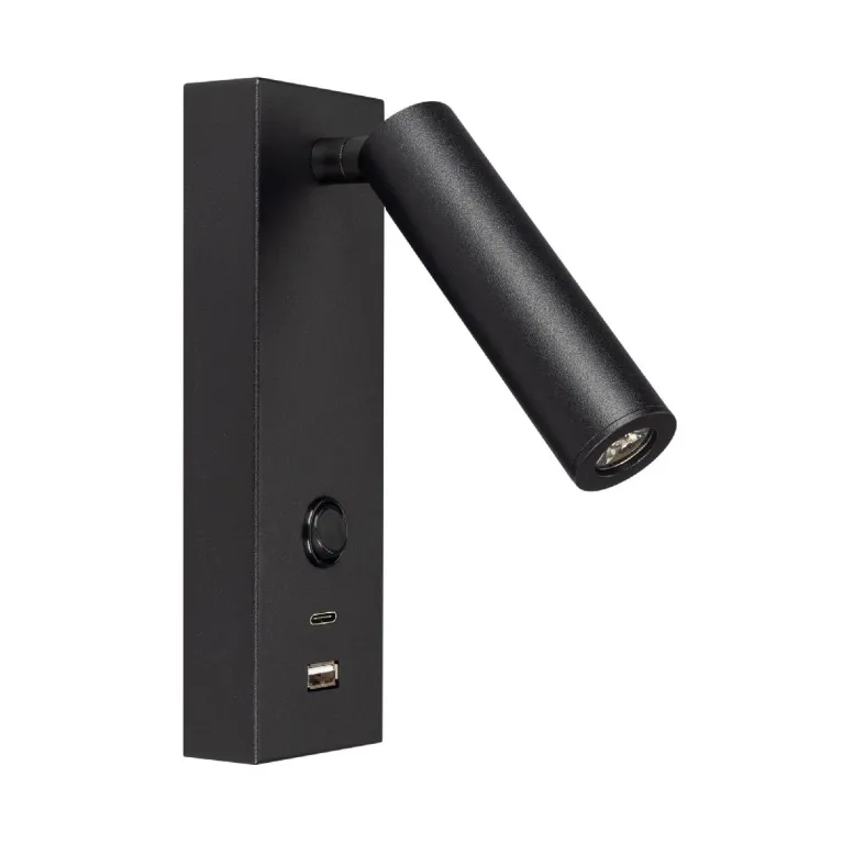 Спот Arlight SP-BED-CHARGE-S60x125-3W Warm3000 (BK, 20 deg, 230V, USB-A, USB-C) 029629(1) в Нижнем Новгороде