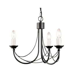 Подвесная люстра Elstead Lighting Carisbrooke CB3-BLACK