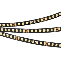 Светодиодная лента Arlight RT-A160-BLACK-8mm 24V Warm3000 (12 W/m, IP20, 2835, 5m) (Arlight, высок.э