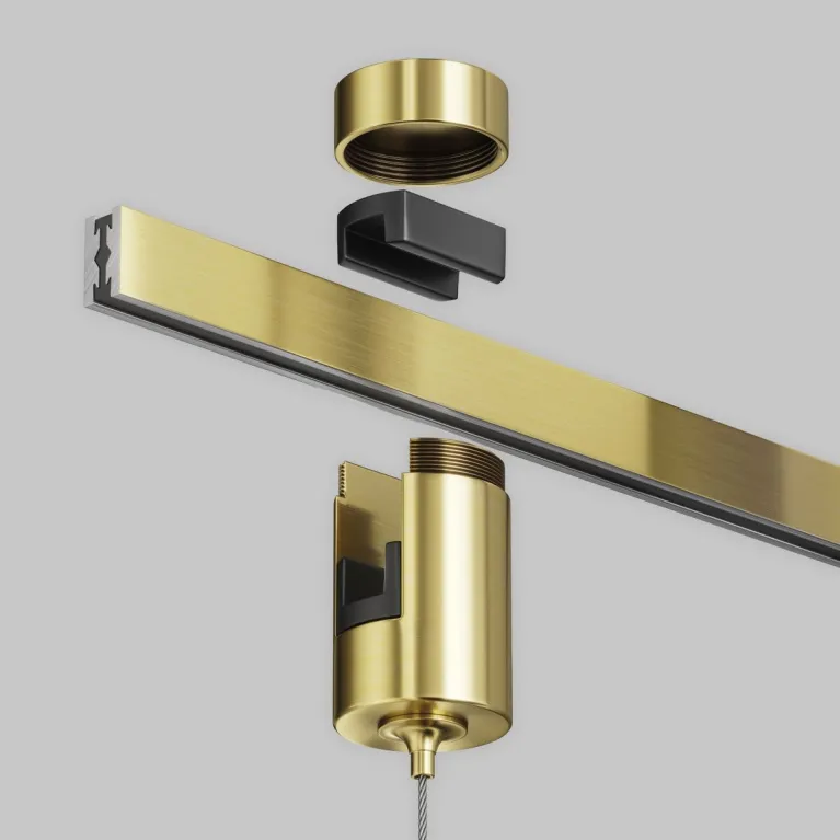 Коннектор с тросовым подвесом для магнитного шинопровода Maytoni Technical Tau Flarity TRA154SW-1BS в Нижнем Новгороде