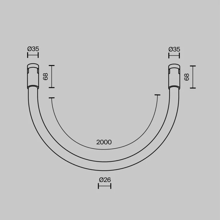 Трековый магнитный светильник Maytoni Technical Tau Flarity TR154-1-27W4K-PT в Нижнем Новгороде