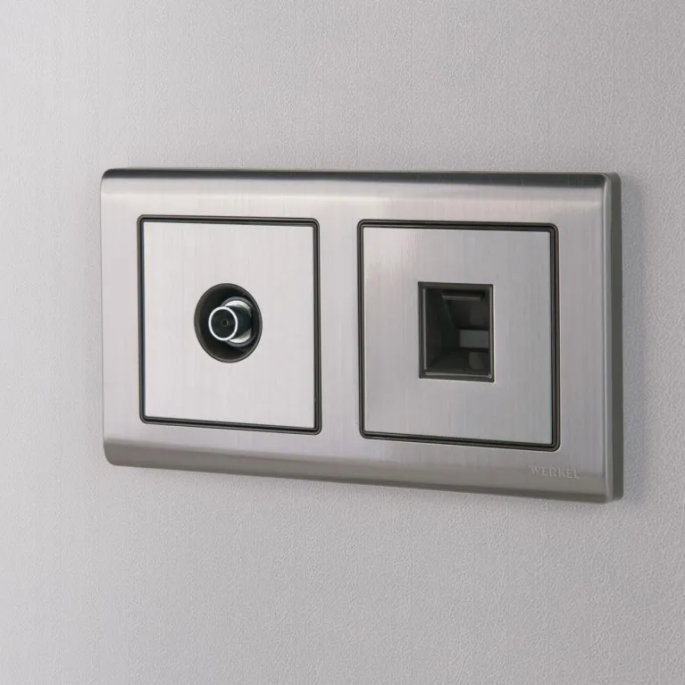 Розетка Ethernet RJ-45 Werkel глянцевый никель W1181002 4690389158247 в Нижнем Новгороде