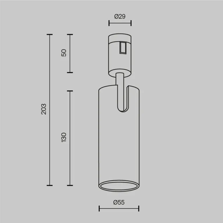 Трековый магнитный светильник Maytoni Technical Focus Led Flarity TR144-1-12W4K-W-PT в Нижнем Новгороде