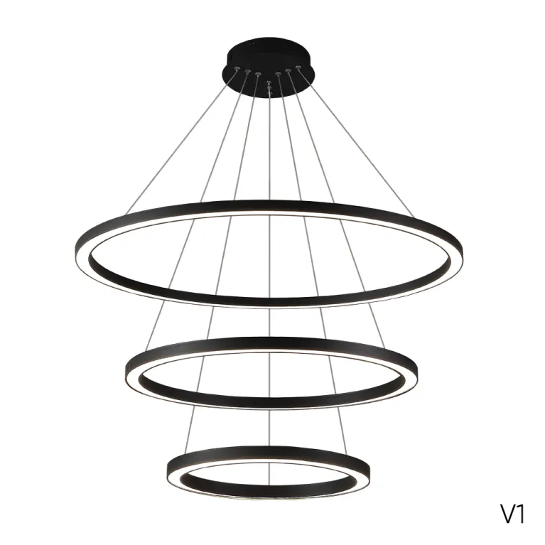 Подвесная люстра Crystal Lux FORTUNA SP158W LED BLACK в Нижнем Новгороде