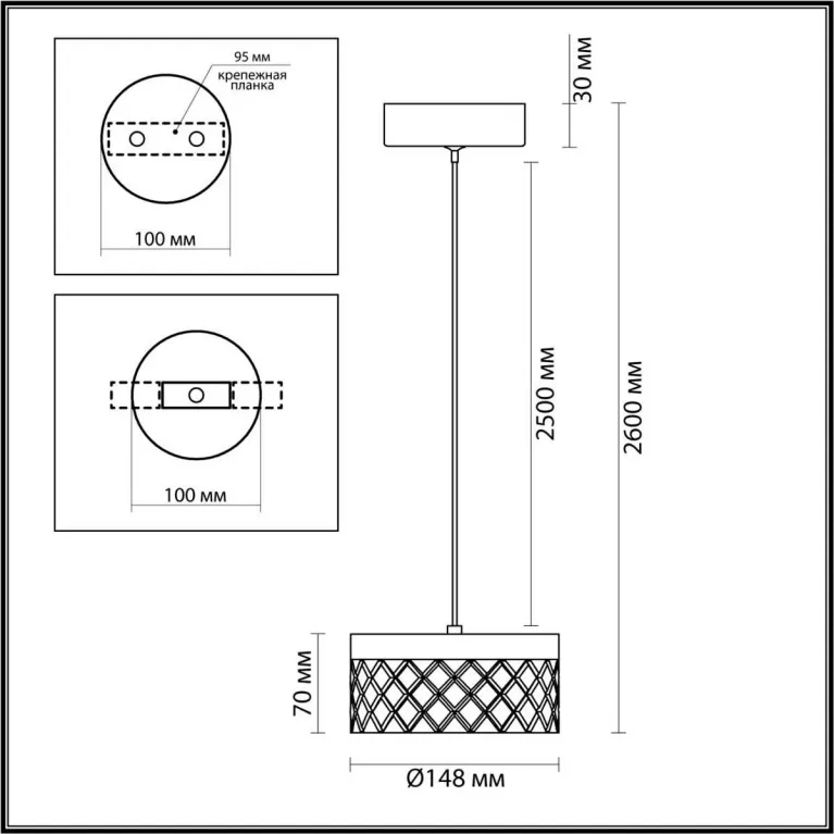Подвесной светильник Odeon Light FIVRE 5032/6L в Нижнем Новгороде