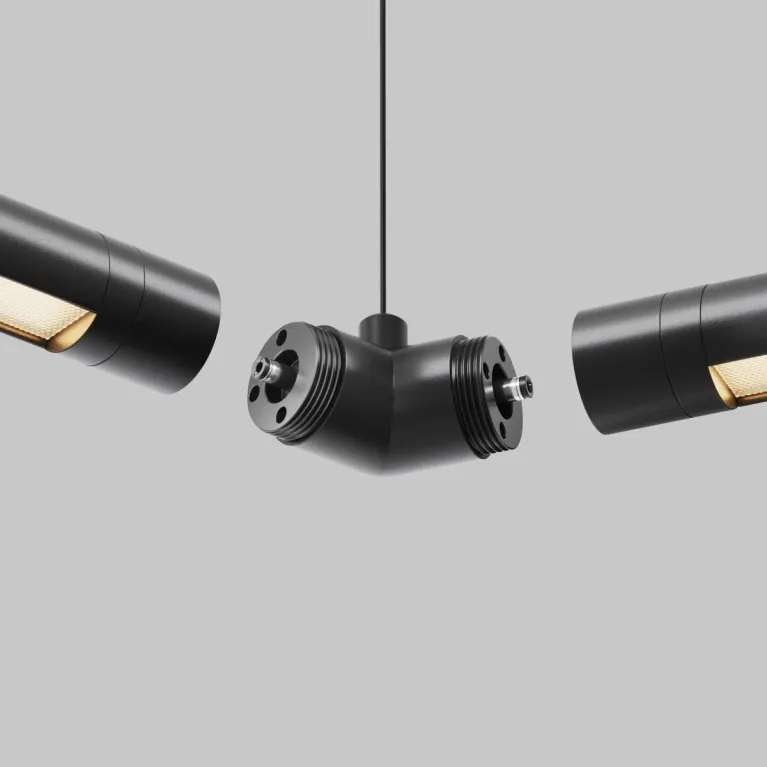 Угловой коннектор 120° без ввода питания Maytoni Shelf CA018LWC-B в Нижнем Новгороде