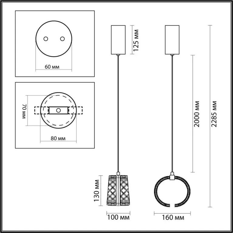 Подвесной светильник Odeon Light MIRAGE 5029/8L в Нижнем Новгороде