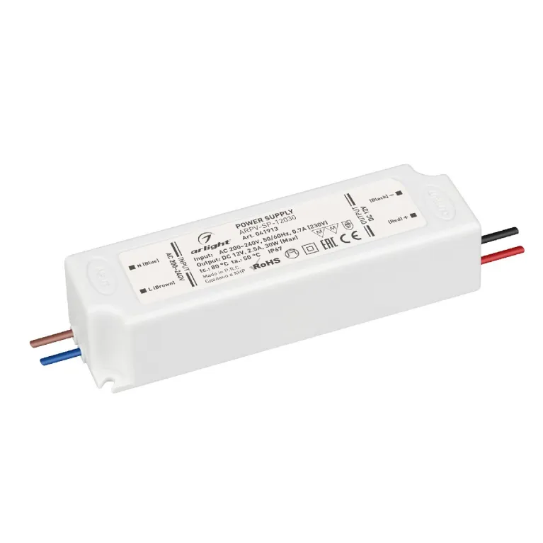 Блок питания Arlight ARPV-SP-12030 (12V, 2.5A, 30W) 041913 в Нижнем Новгороде