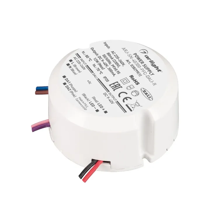 Блок питания Arlight ARJ-SN-40300-PFC-DALI-R (12W, 9-40V, 0.3A) 038299(1) в Нижнем Новгороде
