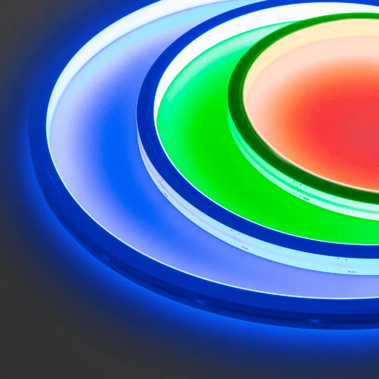 Светодиодная герметичная лента Arlight MOONLIGHT-TOP-B84-13x12mm 24V RGB (12 W/m, IP67, 5m, wire x2) в Нижнем Новгороде