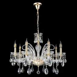 Подвесная люстра Crystal Lux MONICA SP8 GOLD