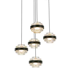 Подвесной светильник Delight Collection MD22030002 MD22030002-5A black/clear