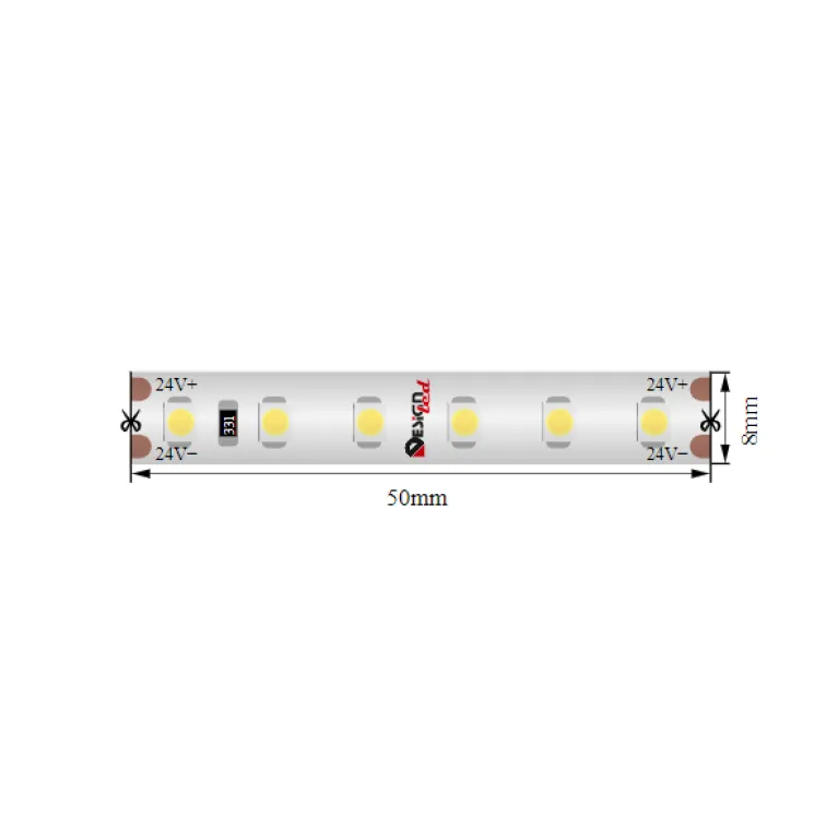 Светодиодная лента Designled DSG3120-24-WW3-65 24В 9,6Вт/м 3000K 5м IP65 021284 в Нижнем Новгороде
