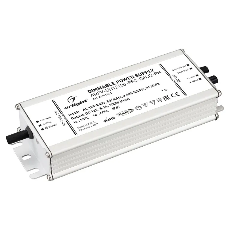 Блок питания для светодиодной ленты Arlight ARPV-UH12100-PFC-DALI2-PH 029513(2) в Нижнем Новгороде