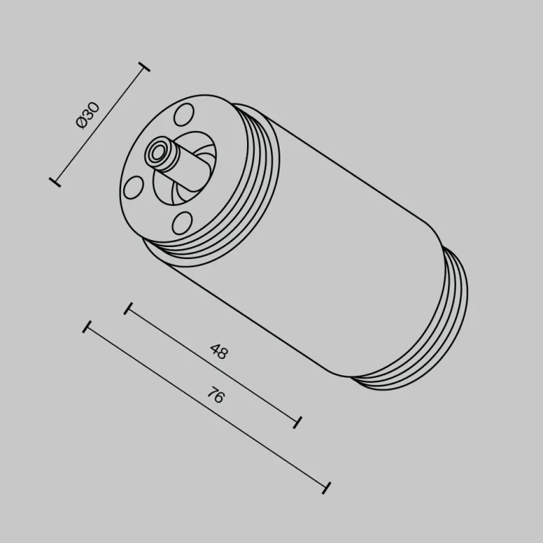 Прямой коннектор без ввода питания Maytoni Shelf CA013IC-B в Нижнем Новгороде
