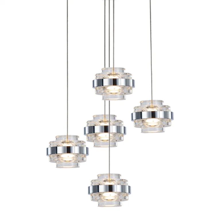 Подвесной светильник Delight Collection MD22030002 MD22030002-5A chrome/clear в Нижнем Новгороде
