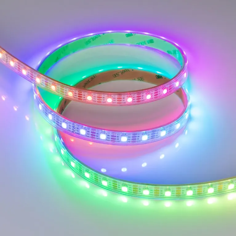 Светодиодная лента герметичная Arlight SPI-P-B60-12mm 5V RGB-PX1-BPT (12 W/m, IP66, 5060, 5m) 041167 в Нижнем Новгороде