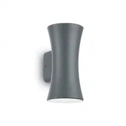 Уличный настенный светодиодный светильник Ideal Lux Lab AP2 Antracite