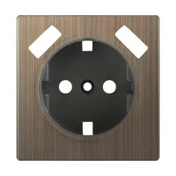 Накладка для USB розетки бронзовая WL12-USB-CP 4690389100505