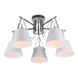 Потолочная люстра IMEX MD.1190-5-S CH+WH