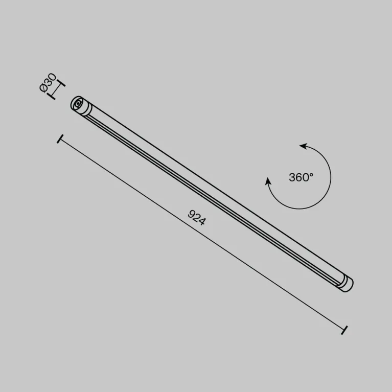 Шинопровод накладной/подвесной Maytoni Shelf CA012-TRX-900-B в Нижнем Новгороде