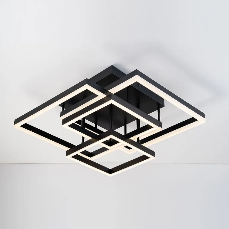 Потолочный светодиодный светильник Escada Union 10229/4LED Black в Нижнем Новгороде