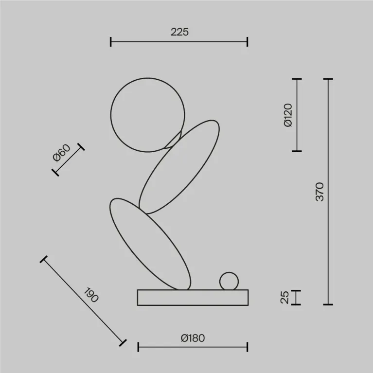 Настольная лампа Maytoni Resonance MOD482TL-L6C3K в Нижнем Новгороде