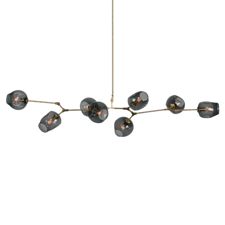 Подвесная люстра Delight Collection Bubble KG0579P-8 brass/smoky в Нижнем Новгороде