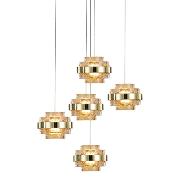Подвесной светильник Delight Collection MD22030002 MD22030002-5A gold/champagne в Нижнем Новгороде