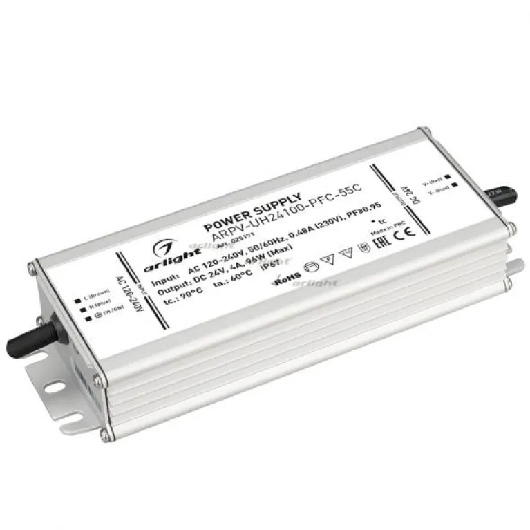 Блок питания Arlight ARPV-UH24100-PFC-55C (24V, 4.0A, 96W) 025171 в Нижнем Новгороде