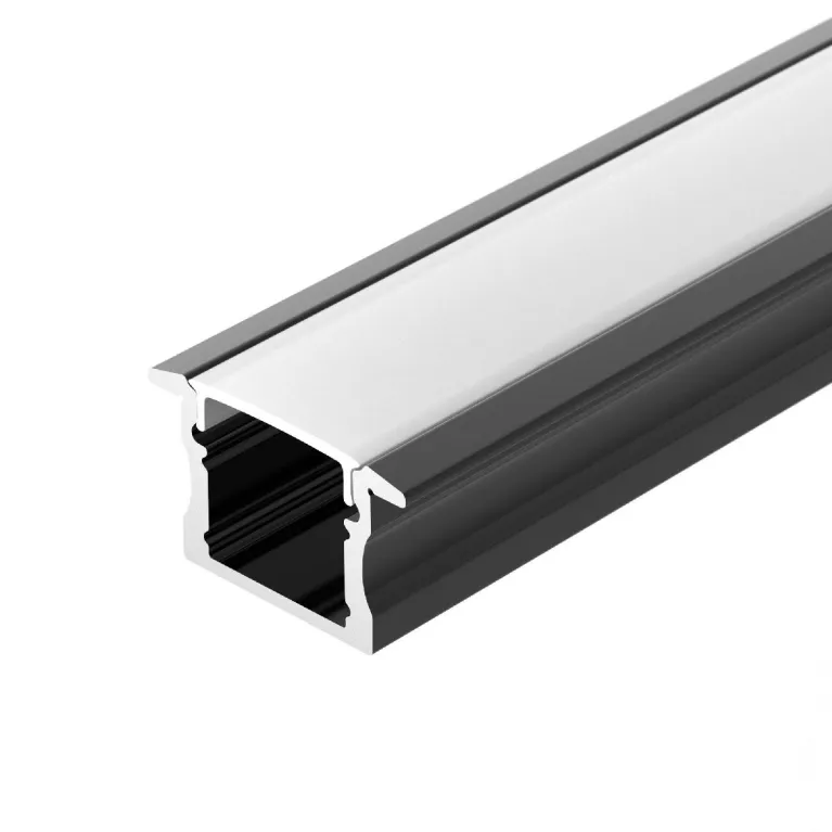 Алюминиевый профиль Arlight LINE-2315-F-2000 ANOD BLACK 044278 в Нижнем Новгороде