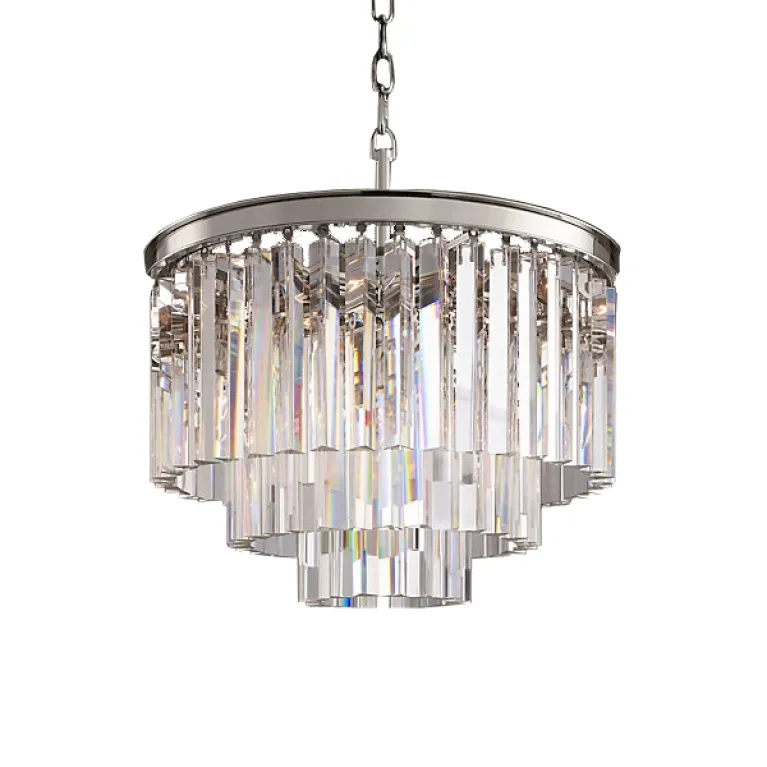 Подвесная люстра Delight Collection 1920s Odeon KR0387P-6 chrome/clear в Нижнем Новгороде