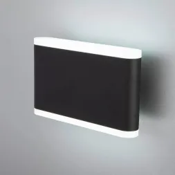 Уличный настенный светодиодный светильник Elektrostandard 1505 Techno Led Cover чёрный 4690389128073
