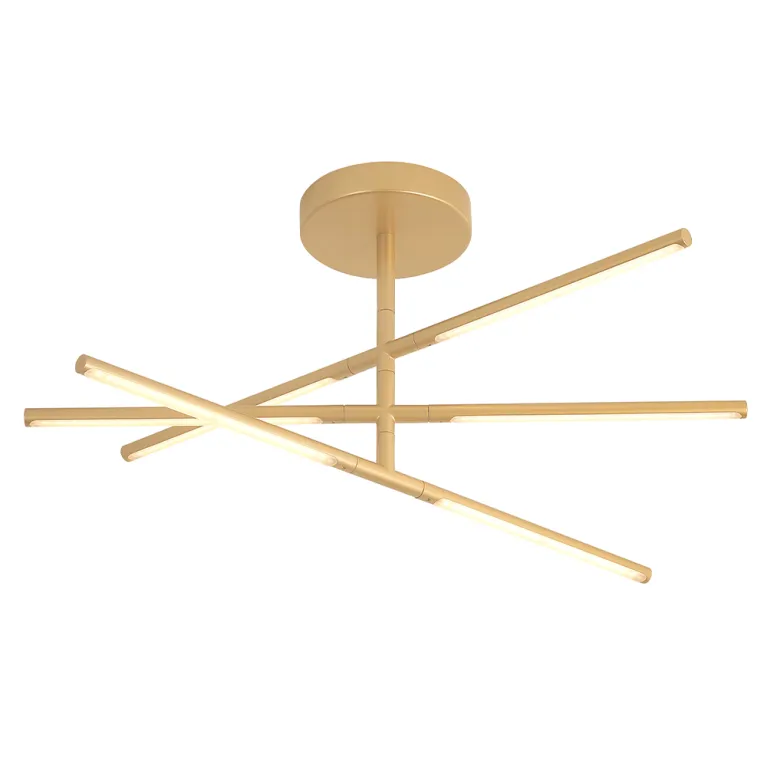 Люстра на штанге Crystal Lux LARGO PL32W D730 GOLD в Нижнем Новгороде
