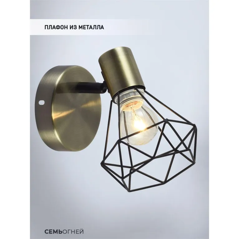 Спот Seven Fires Keri SF4710/1W-AB-BK в Нижнем Новгороде