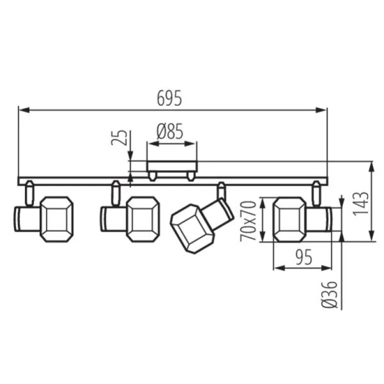 Настольная лампа на струбцине Kanlux HERON LED B 27600 в Нижнем Новгороде