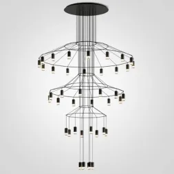 Подвесная люстра Imperium Loft Vibia Wireflow 75393-22