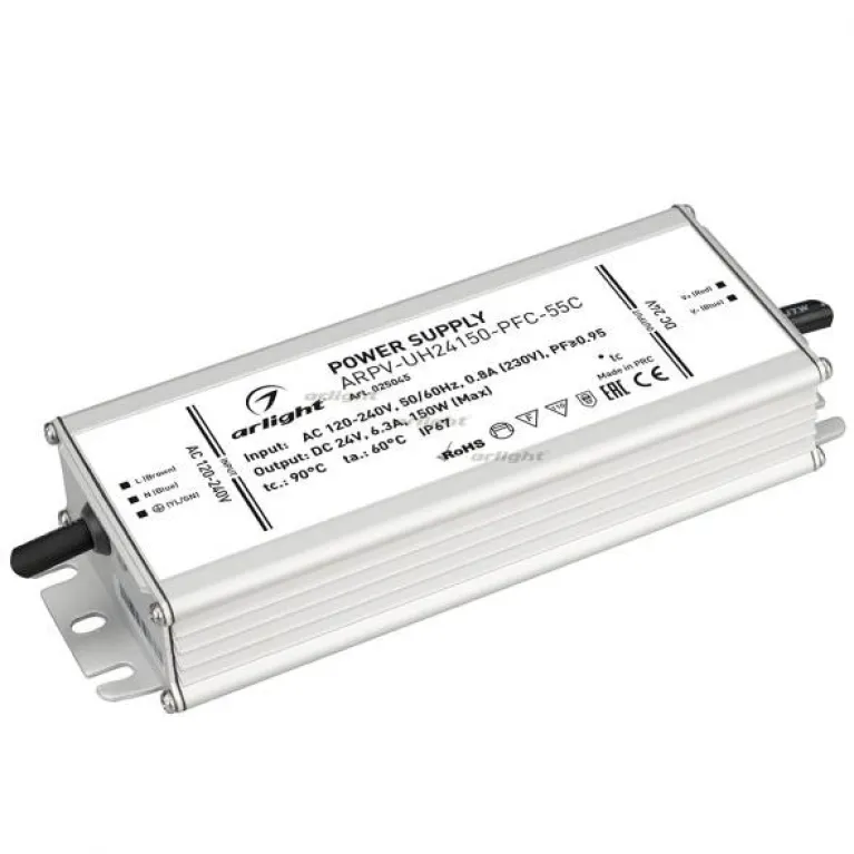 Блок питания Arlight ARPV-UH24150-PFC-55C (24V, 6.3A, 150W) 025045 в Нижнем Новгороде