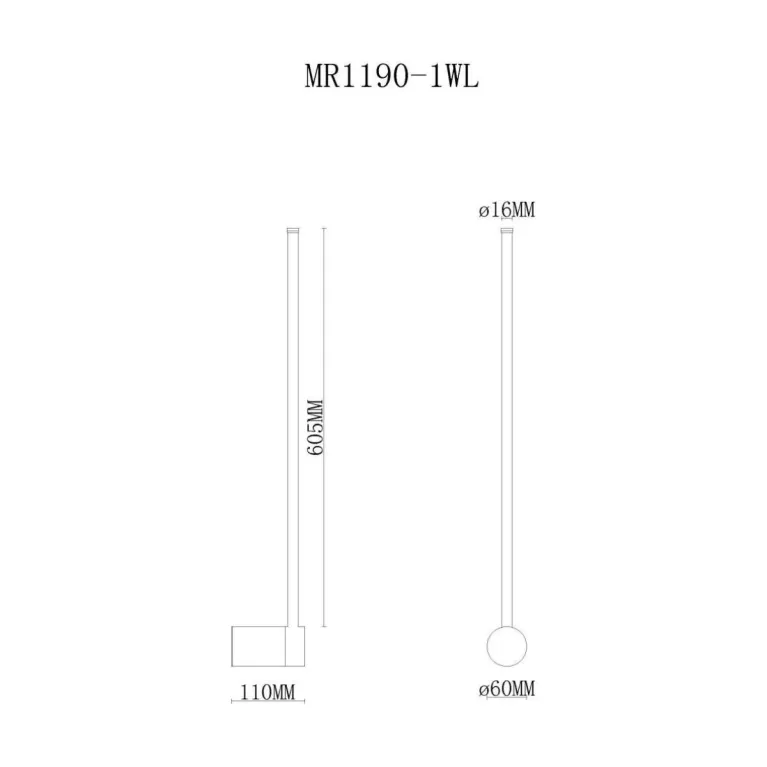 Настенный светодиодный светильник MyFar Sunn MR1190-1WL в Нижнем Новгороде