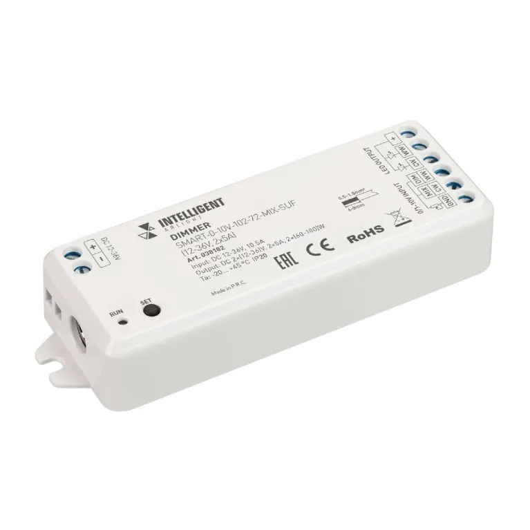 Диммер Arlight SMART-0-10V-102-72-MIX-SUF (12-36V, 2x5A) 038182 в Нижнем Новгороде