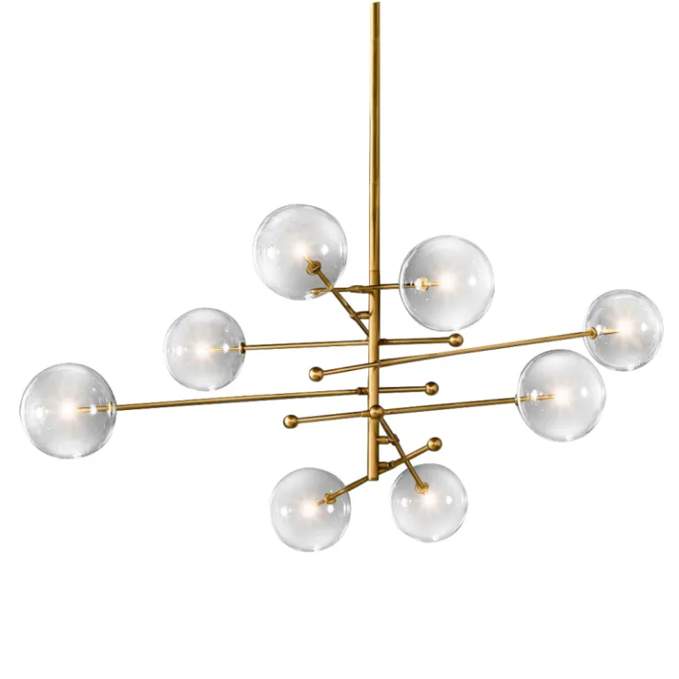 Люстра на штанге Delight Collection Globe Mobile KG0835P-8 brass в Нижнем Новгороде