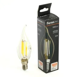Лампа светодиодная Feron LB-1216 E14 6W 4000K 51263
