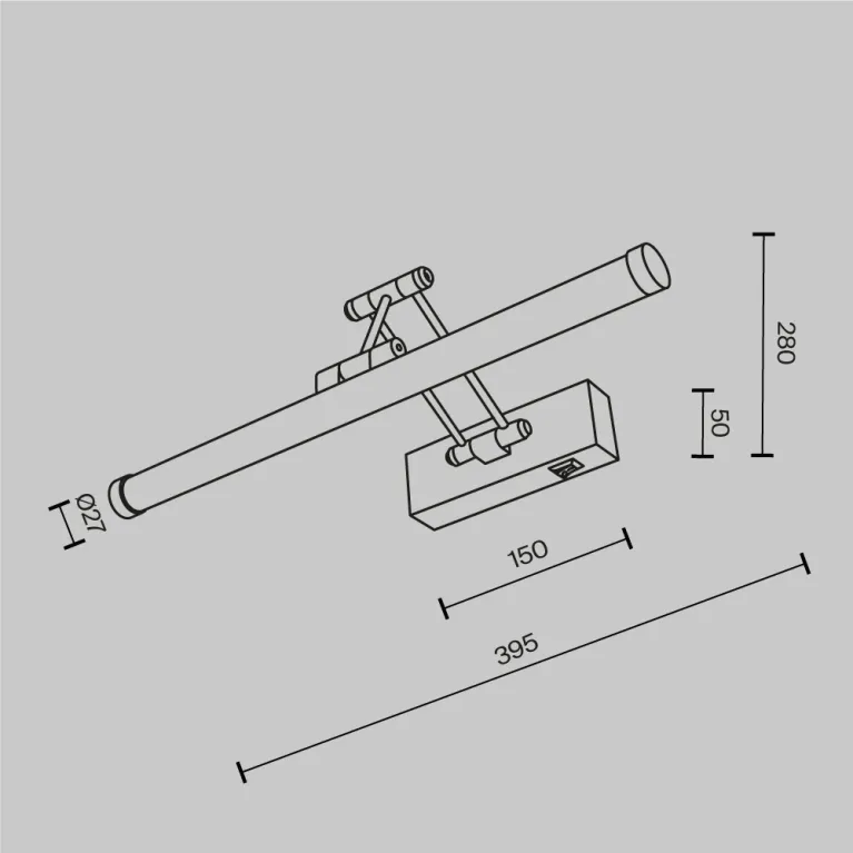 Подсветка для зеркал Maytoni Luster MIR268WL-L3B3K в Нижнем Новгороде
